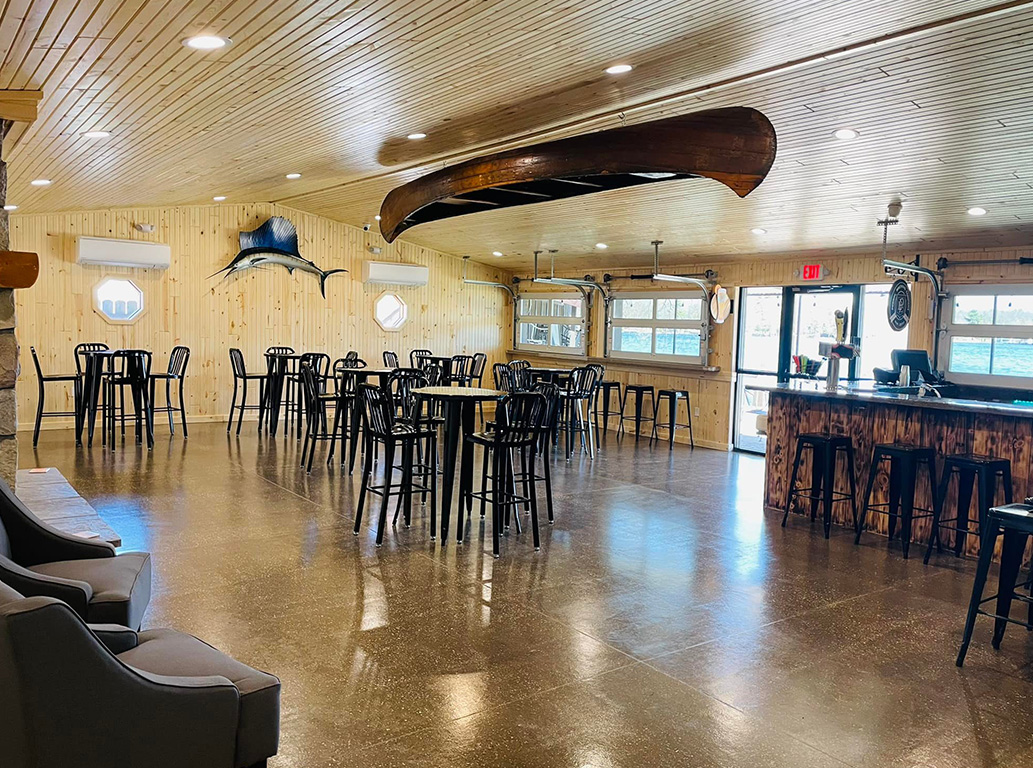 Private banquet room at Turk Lake Bar & Grill