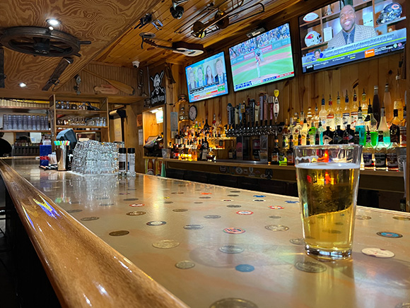 Turk Lake Bar Beer Selection